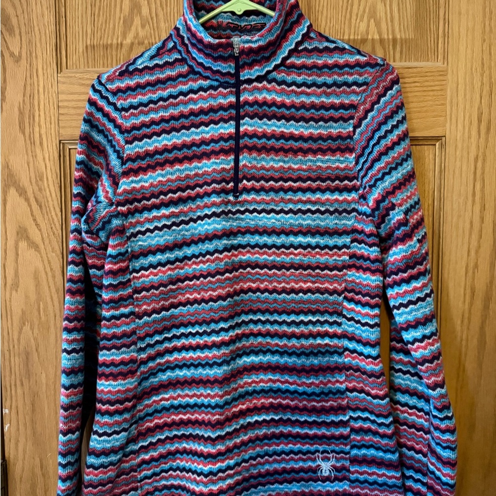 Spyder Multicolor Striped Knit Sweater